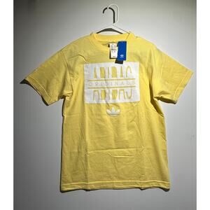 Adidas Original Yellow TShirt Size Medium NWT